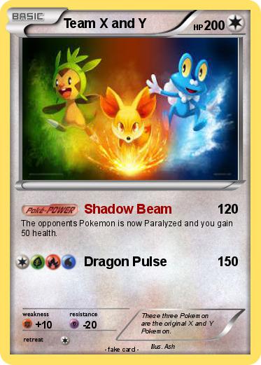 Pokemon Team X and Y