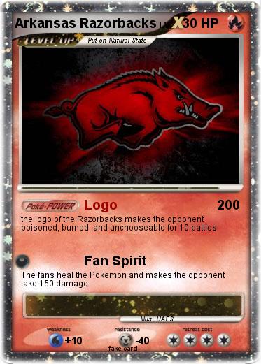 Pokemon Arkansas Razorbacks