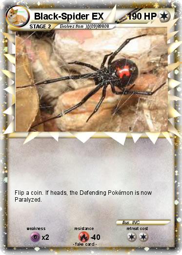 Pokemon Black-Spider EX