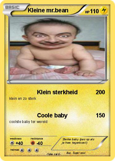 Pokemon Kleine mr.bean