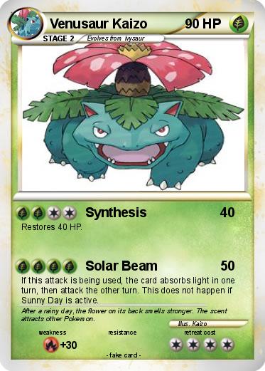 Pokemon Venusaur Kaizo