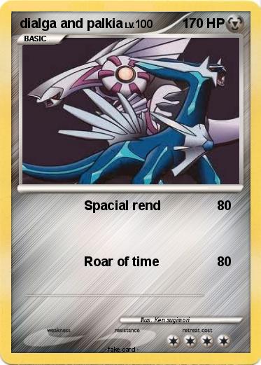 Pokemon dialga and palkia