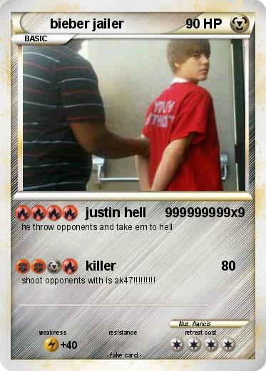 Pokemon bieber jailer