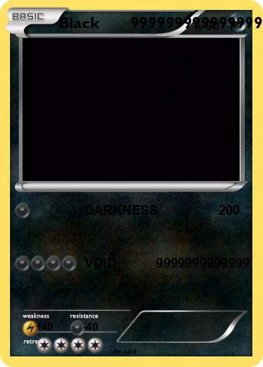 Pokemon Black       999999999999999