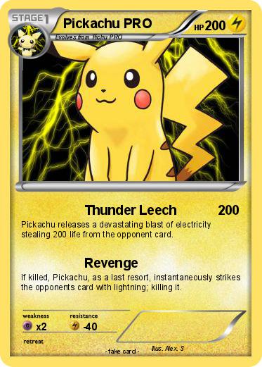 Pokemon Pickachu PRO