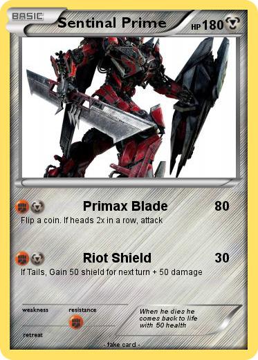 Pokemon Sentinal Prime Pokemon Sentinal Prime