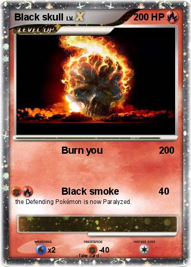 Pokemon Black skull