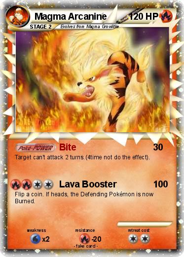 Pokemon Magma Arcanine