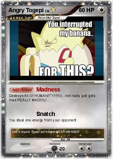 Pokemon Angry Togepi