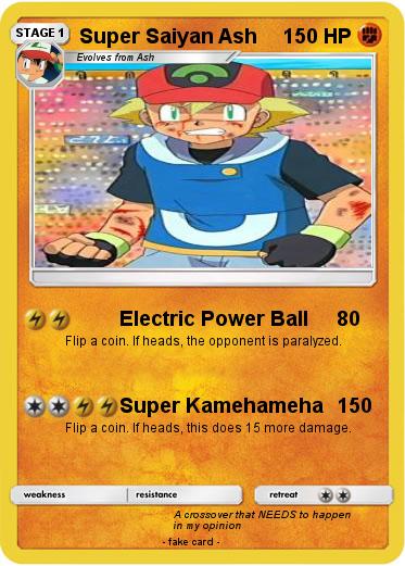 Pokemon Super Saiyan Ash
