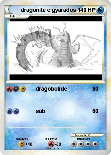 Pokemon dragonite e gyarados