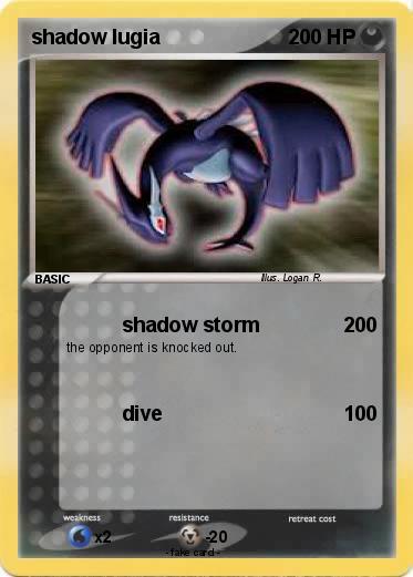Pokemon shadow lugia