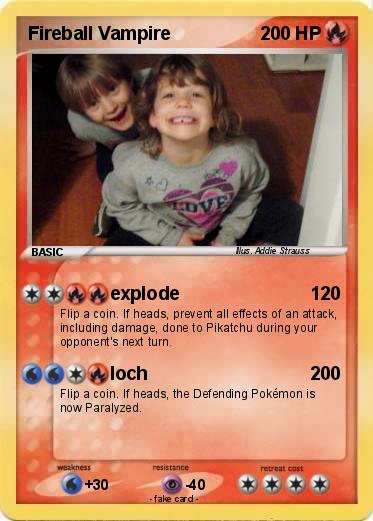 Pokemon Fireball Vampire