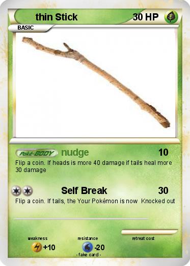 Pokemon thin Stick