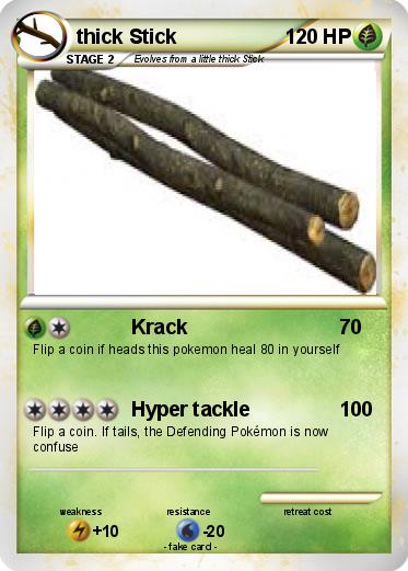 Pokemon thick Stick