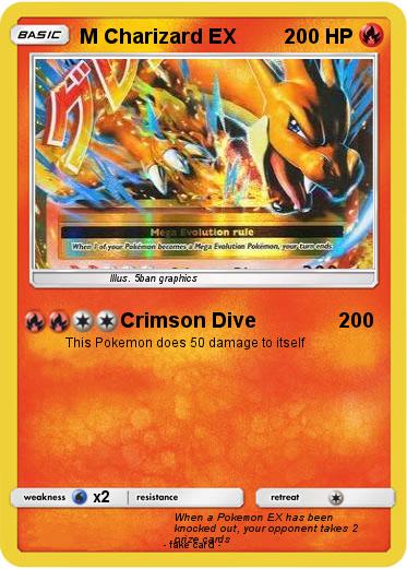 Pokemon M Charizard EX