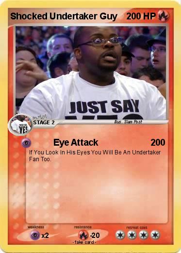 Pokemon Shocked Undertaker Guy