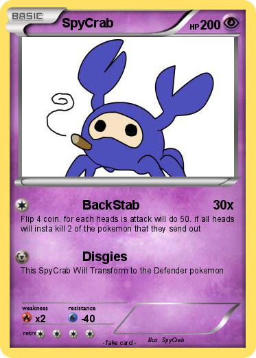 Pokemon SpyCrab