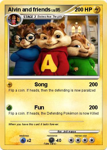 Pokemon Alvin and friends