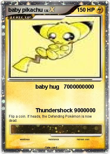 Pokemon baby pikachu