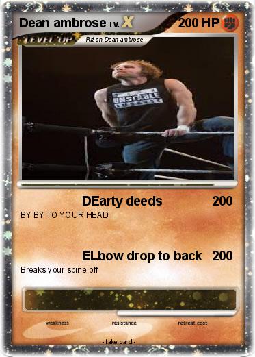 Pokemon Dean ambrose