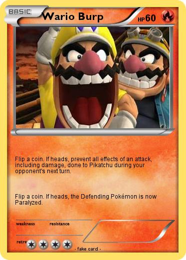 Pokemon Wario Burp