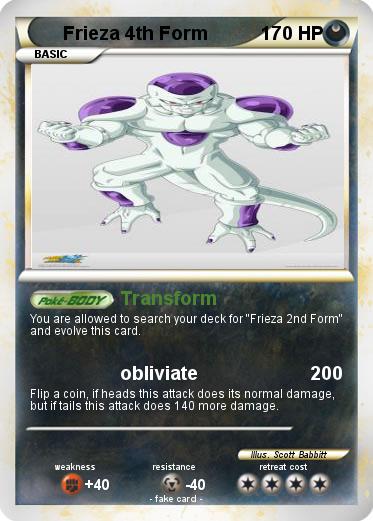 Pokemon Frieza 4th Form Pokemon Frieza 4th Form
