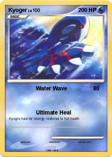 Pokemon Kyoger Pokemon Kyoger