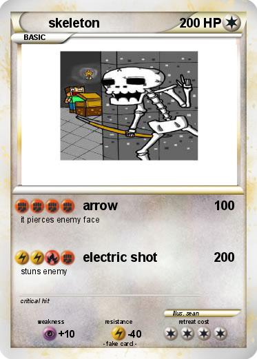 Pokemon skeleton