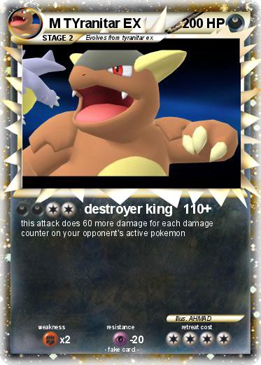 Pokemon M TYranitar EX