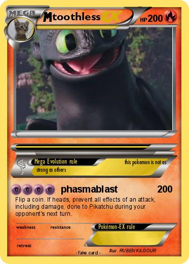 Pokemon toothless
