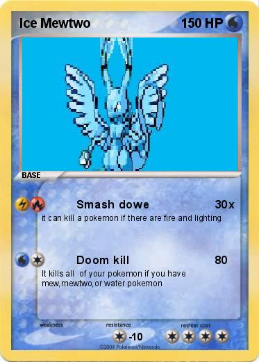 Pokemon Ice Mewtwo