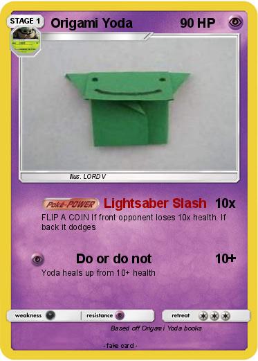Pokemon Origami Yoda