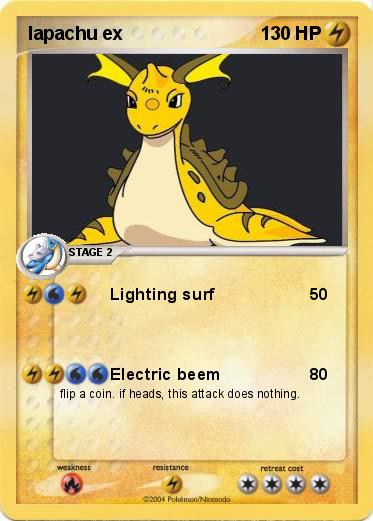 Pokemon lapachu ex