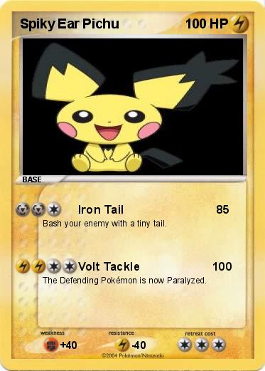Pokemon Spiky Ear Pichu