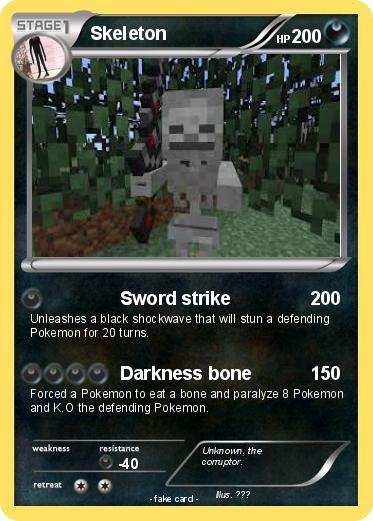 Pokemon Skeleton