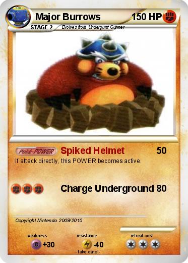 Pokemon Major Burrows