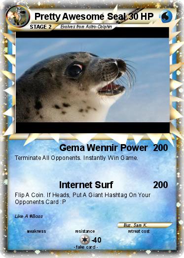 Pokemon Pretty Awesome Seal