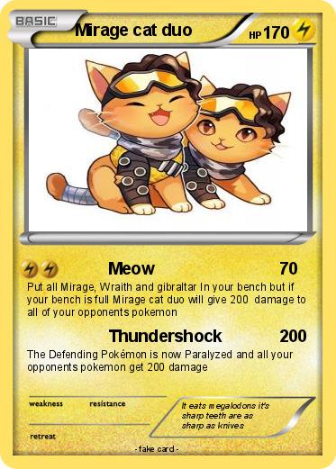 Pokemon Mirage cat duo
