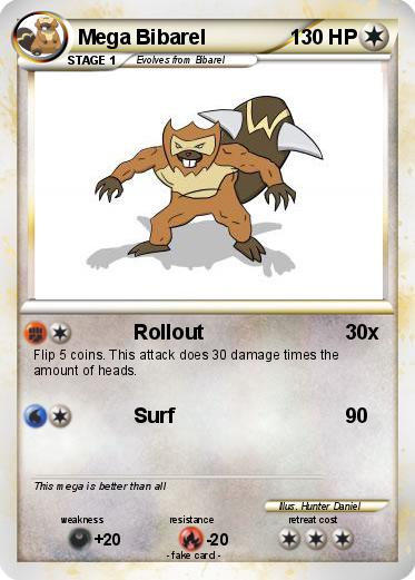 Pokemon Mega Bibarel