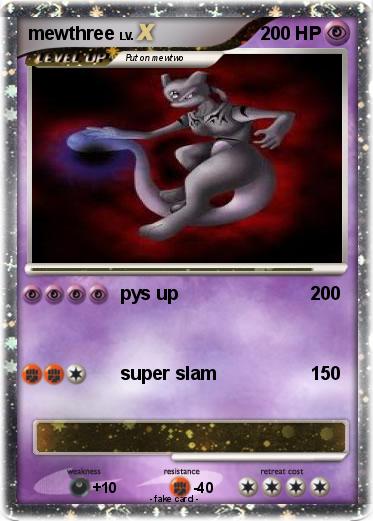 Pokemon mewthree