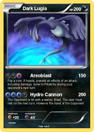 Pokemon Dark Lugia