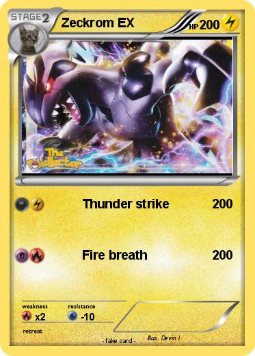 Pokemon Zeckrom EX