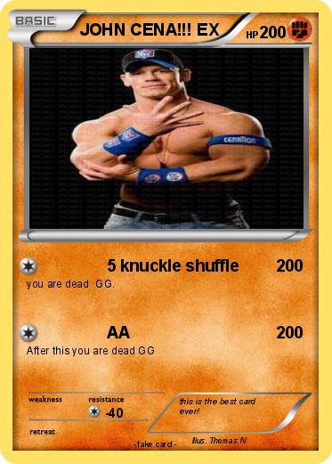 Pokemon JOHN CENA!!! EX