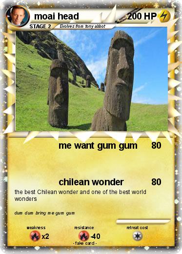 Pokemon moai head