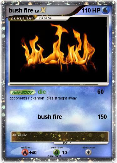 Pokemon bush fire