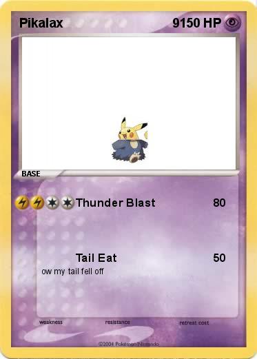 Pokemon Pikalax                               9     