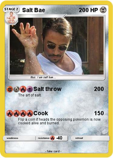 Pokemon Salt Bae
