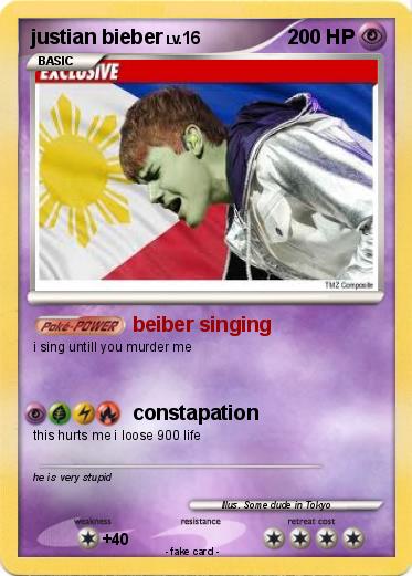 Pokemon justian bieber