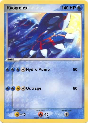 Pokemon Kyogre ex